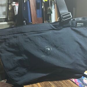 lululemon athletica Black Messenger Bag